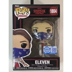 Funko Pop Eleven 1804 Stranger Things Masked Special Edition Netflix Vinyl Figur